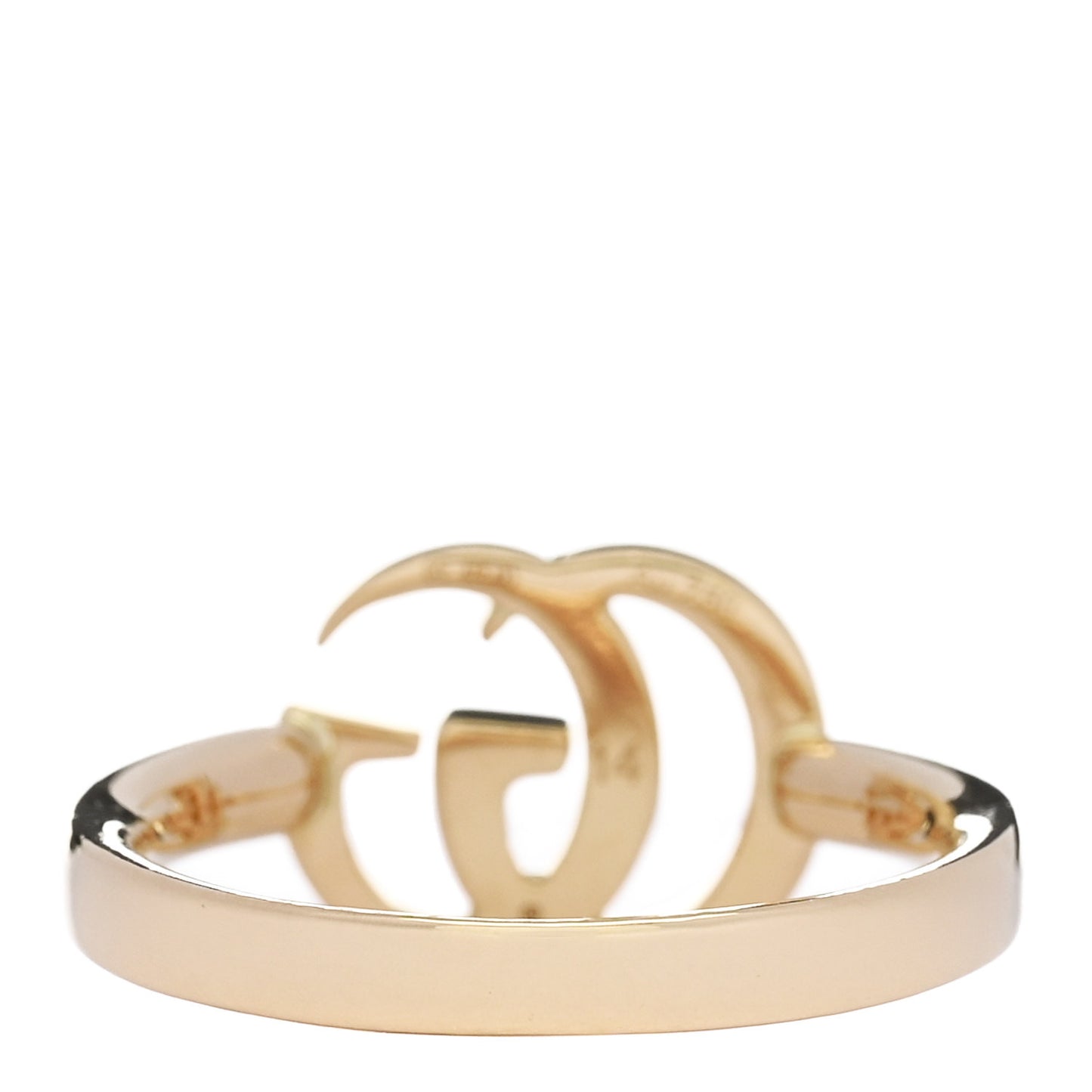 18K Yellow Gold Running GG Ring 53 6.5