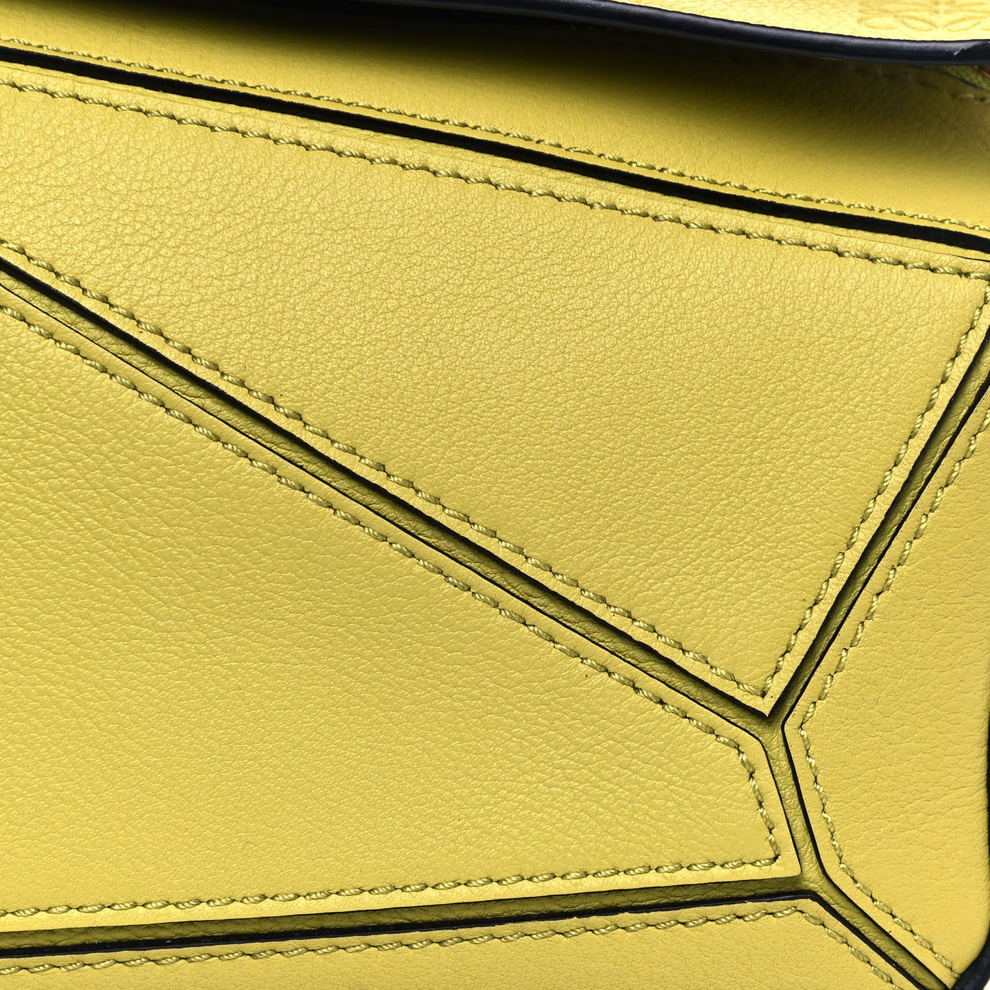 Calfskin Mini Puzzle Bag Yellow