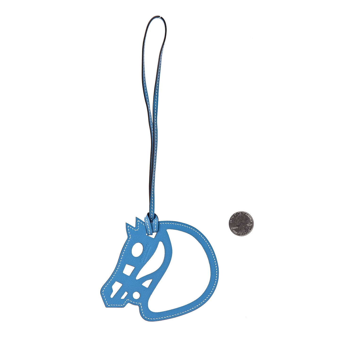 Swift Paddock Cheval Horse Bag Charm Bleu Zanzibar