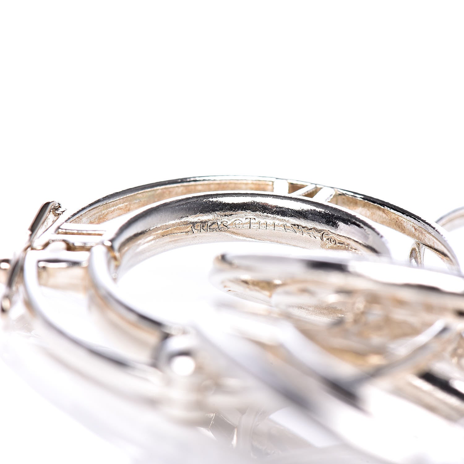 Tiffany Sterling Silver Atlas Link Bracelet 5 of 6