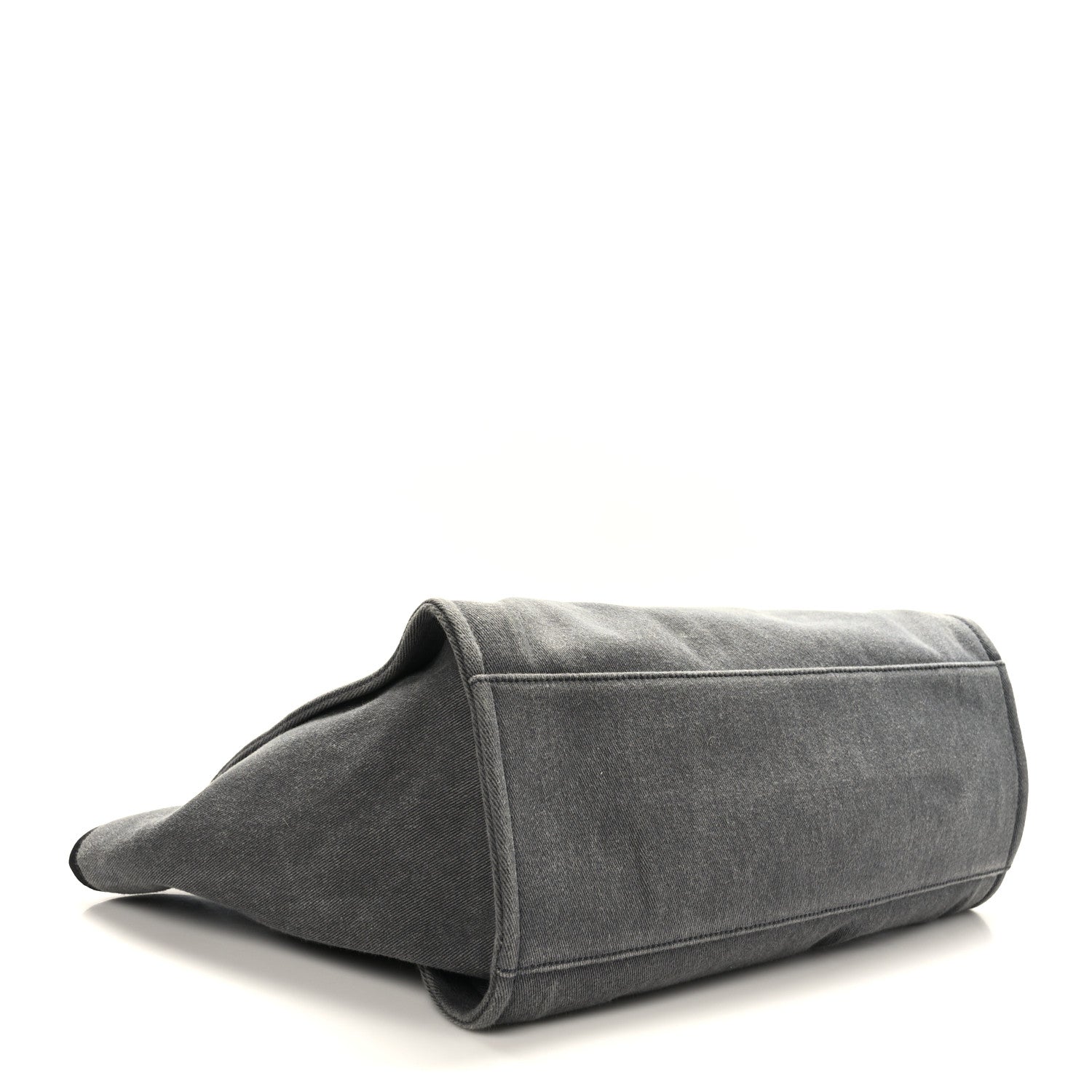 Chanel Canvas Sequin Medium Deauville Tote Charcoal 4 of 9