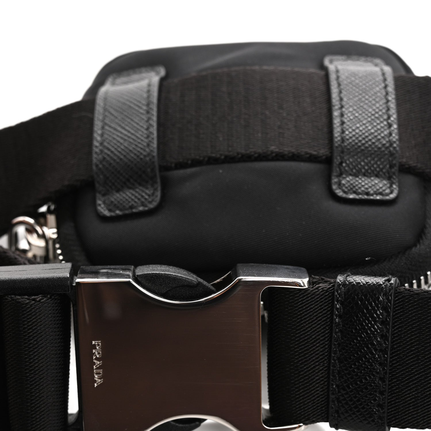 Prada Re-Nylon Belt With Square Pouch Black 10 of 11