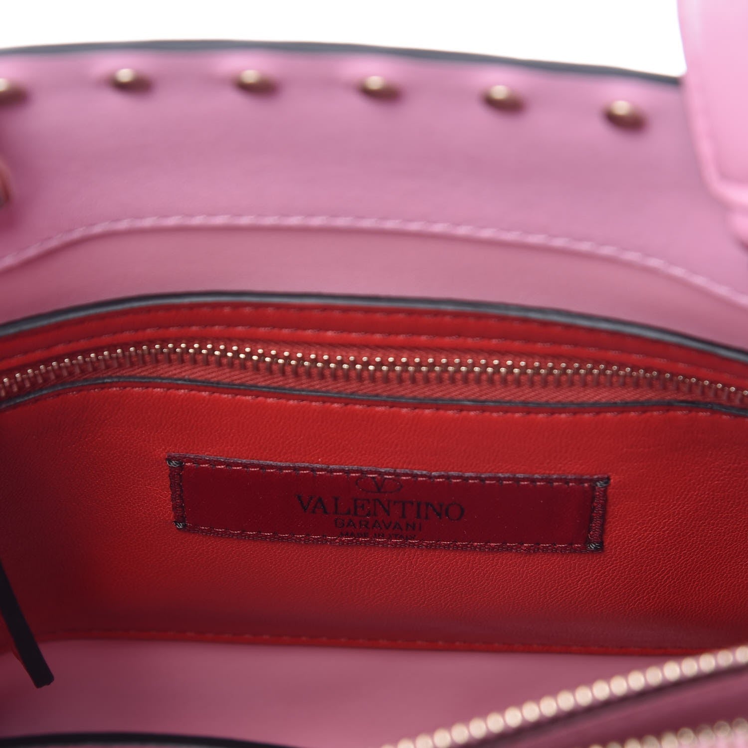 Valentino Garavani Nappa Rockstud Spike Tote Absolute 6 of 7