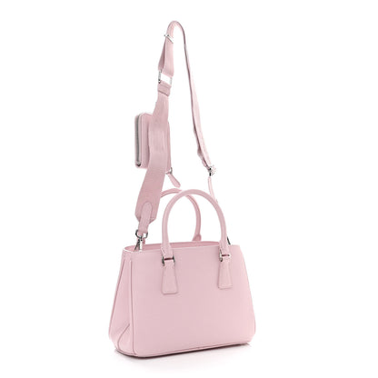 Prada Saffiano Lux Micro Galleria Shoulder Bag Alabastro 3 of 11