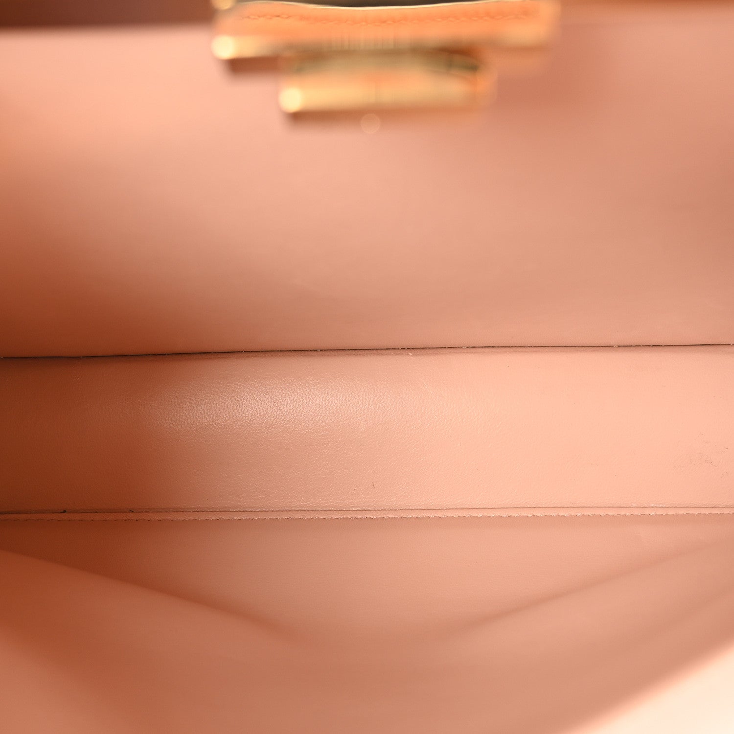 Fendi Vitello Seta Shiny Nappa Medium Peekaboo I SEE U Satchel Brandy Light Rose 5 of 11