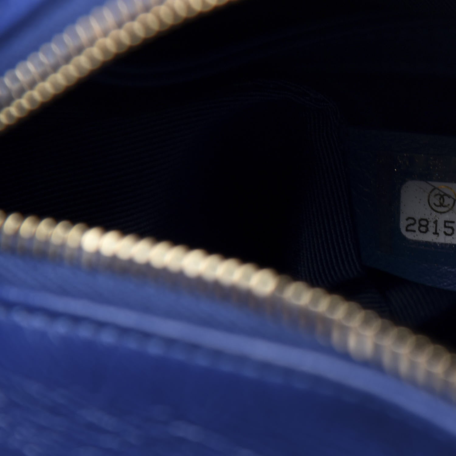 Chanel Aged Calfskin Quilted Small Gabrielle Hobo Blue 9 of 11