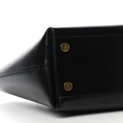 Saint Laurent Calfskin Classic Monogram Double Face Tote Black 9 of 10