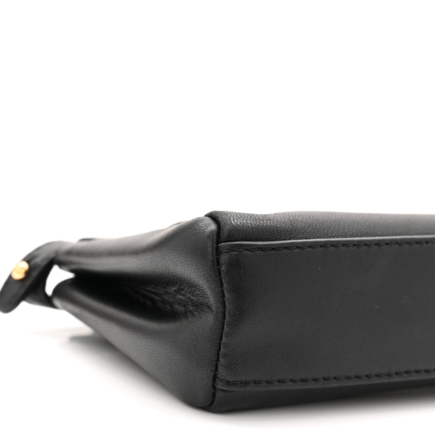 Fendi Nappa Micro Peekaboo Iconic Satchel Black 9 of 10