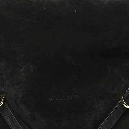 Givenchy Suede Medium Voyou Bag Black 8 of 10