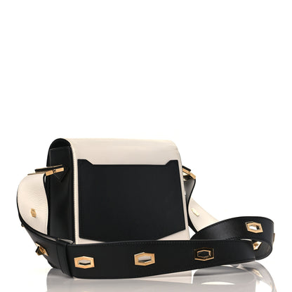 Givenchy Calfskin Snake Embossed Medium Eden Black White 3 of 8