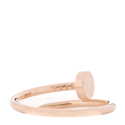 Cartier 18K Pink Gold Small Juste Un Clou Ring 55 7.25 3 of 6
