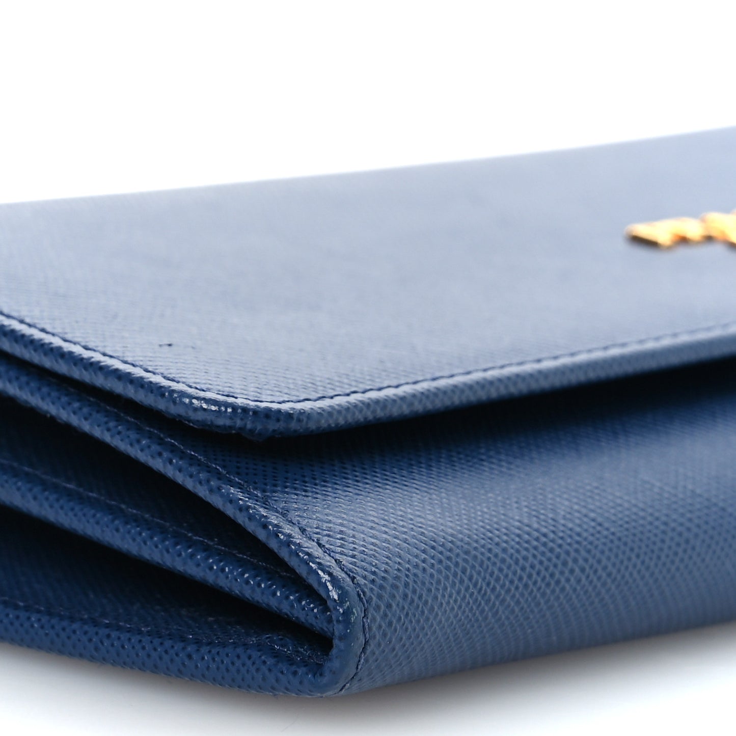 Saffiano Metal Oro Chain Wallet Bleuette