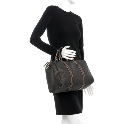 Gucci Metallic Monogram GG Plus Boston Tote Bronze 2 of 12
