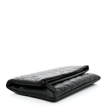 Chanel Caviar Quilted CC Beauty Clutch Black 4 of 9