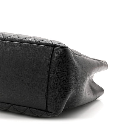 Chanel Caviar Quilted Grand Shopping Tote GST Black 10 of 10