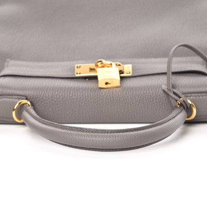 Hermes Togo Kelly Retourne 28 Etain 14 of 38