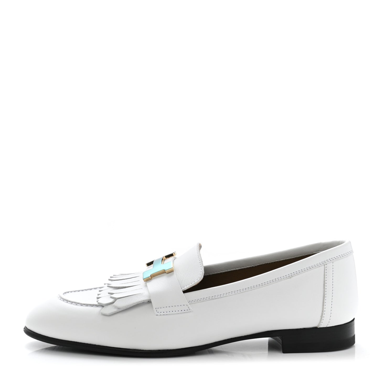 Calfskin Womens Royal Loafer 36 White