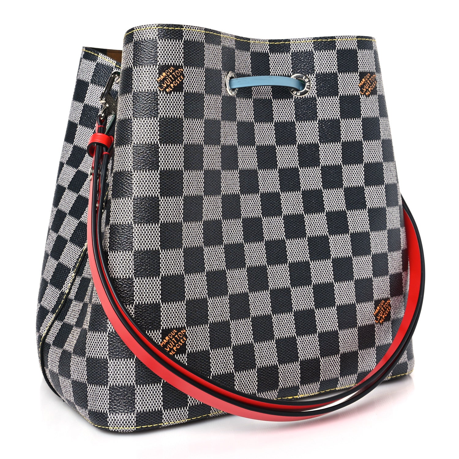 Louis Vuitton Damier Neonoe Black White 2 of 7