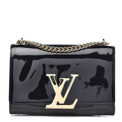 Louis Vuitton Patent Chain Louise MM Black 1 of 10