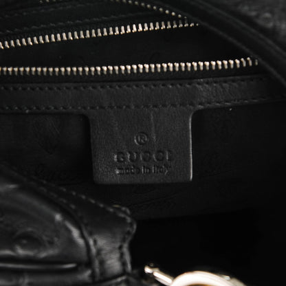 Gucci Guccissima Medium GG Twins Hobo Black 6 of 7