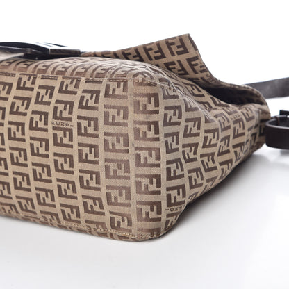 Fendi Zucchino Mama Baguette Dark Brown 9 of 11