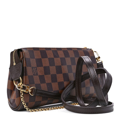 Louis Vuitton Damier Ebene Eva Clutch 3 of 11