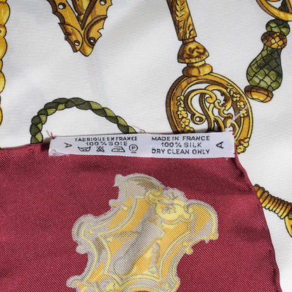 Hermes Silk Keys Les Cles Scarf 90 4 of 4