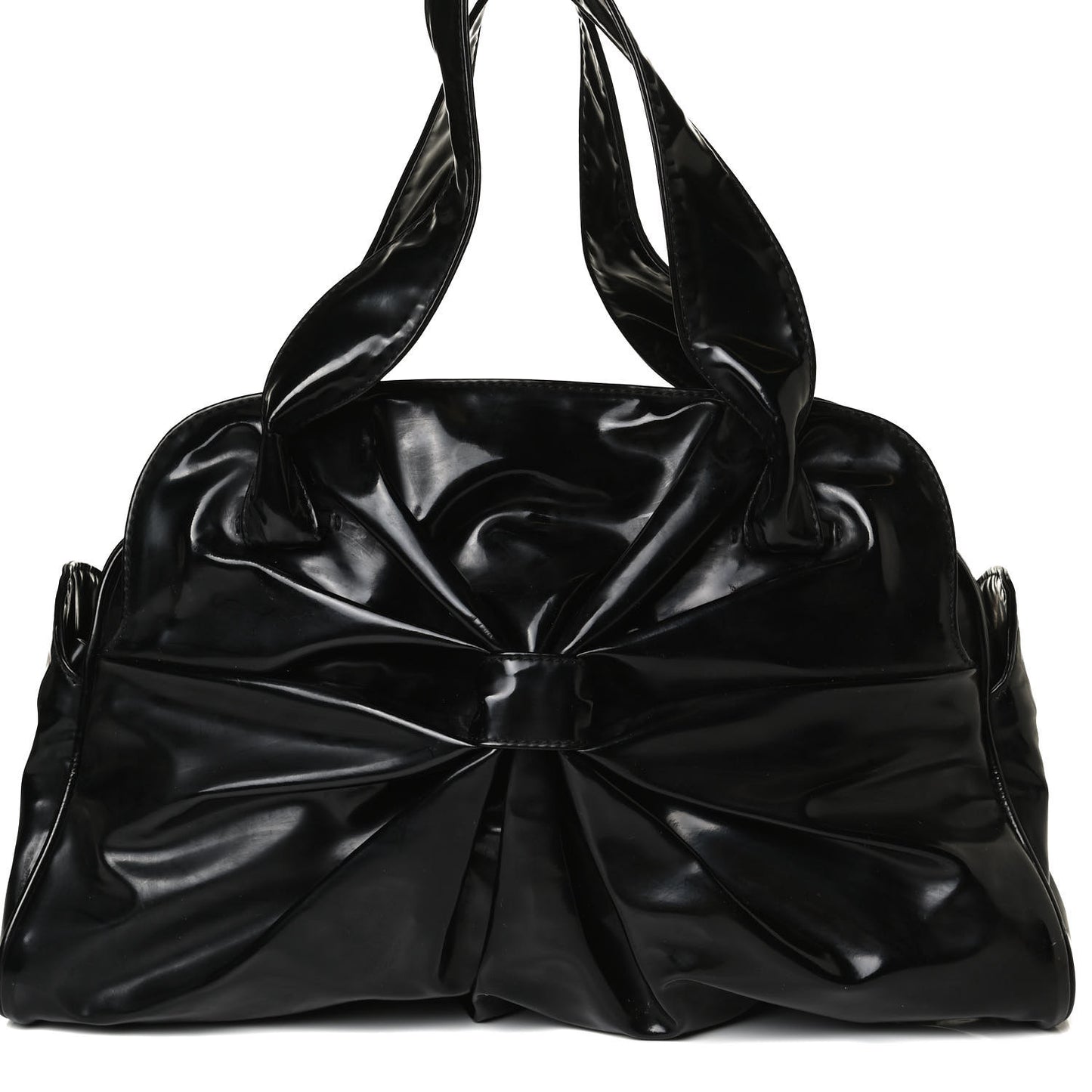Patent Bow Hobo Black