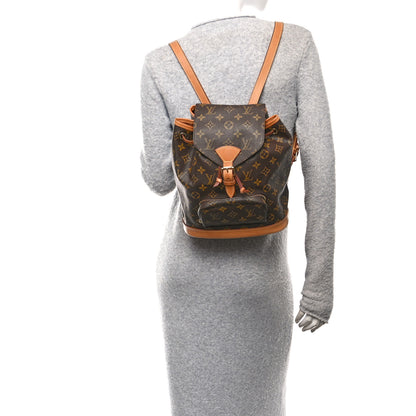 Louis Vuitton Monogram Montsouris MM Backpack 2 of 9
