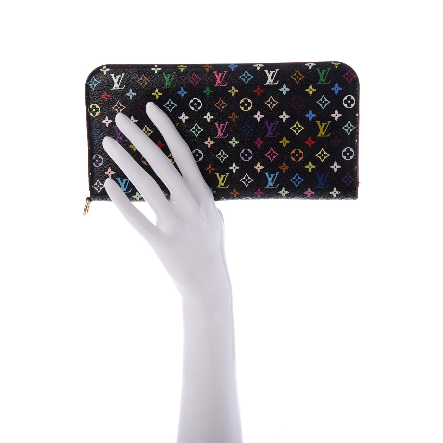 Louis Vuitton Monogram Multicolor Insolite Wallet Black Grenade 2 of 10