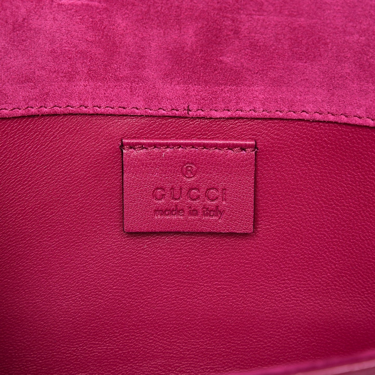 Patent Microguccissima Small Broadway Clutch Peonia Flower