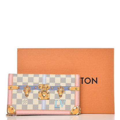 Louis Vuitton Damier Azur Summer Trunks Pochette Weekend 7 of 7