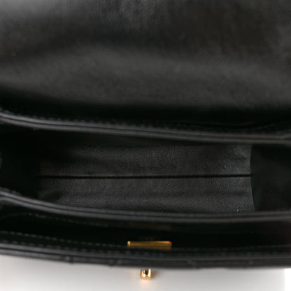 Chanel Lambskin Quilted Mini Color Match Flap Black 5 of 11