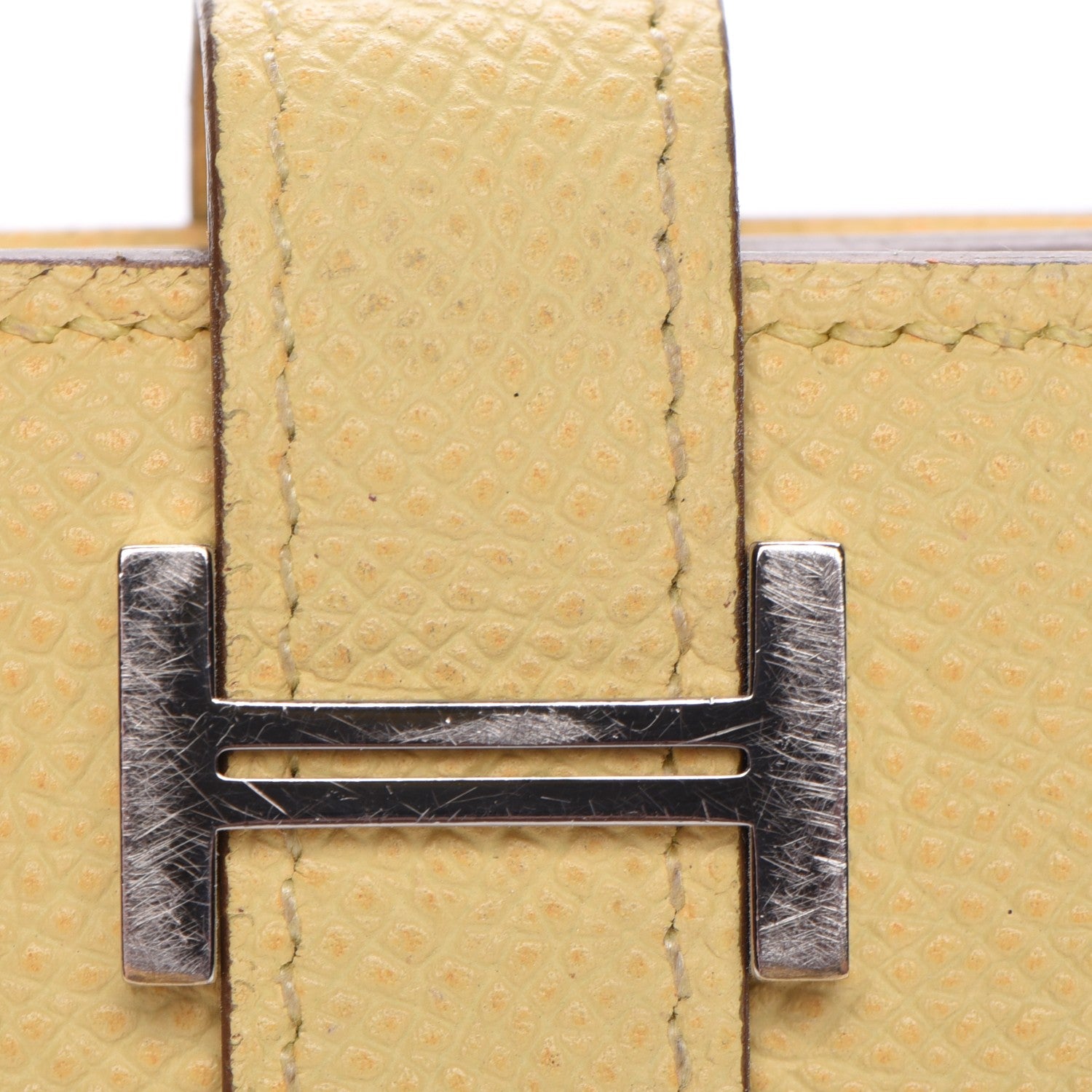 Hermes Epsom Bearn Gusset Wallet Soufre 9 of 20