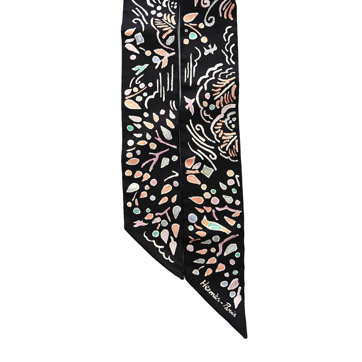 Silk Isola Di Primavera Twilly Black Vert Rose