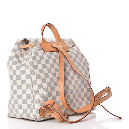 Louis Vuitton Damier Azur Sperone Backpack 3 of 10