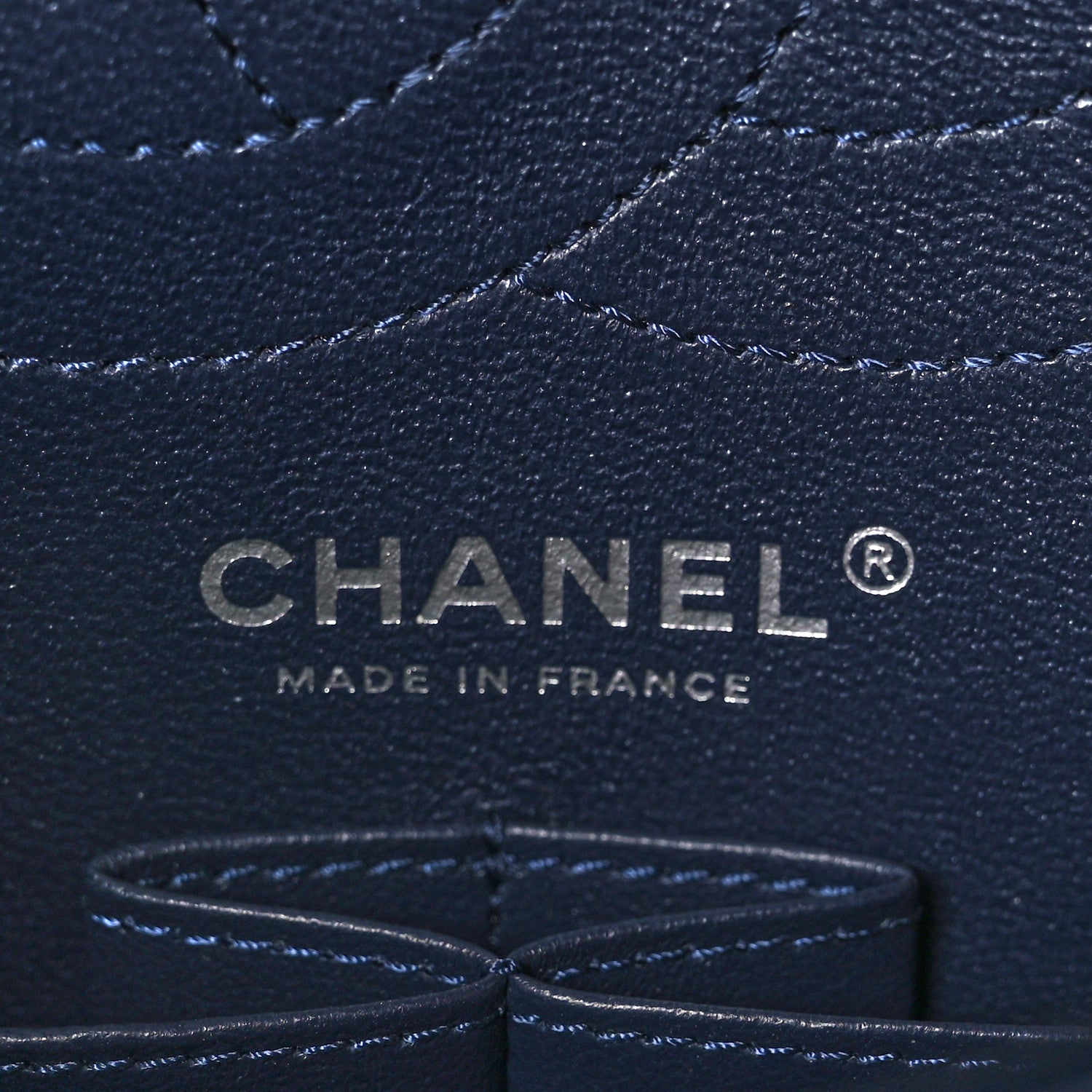 Chanel Aged Calfskin Quilted 2.55 Reissue 225 Flap Navy 5 of 10