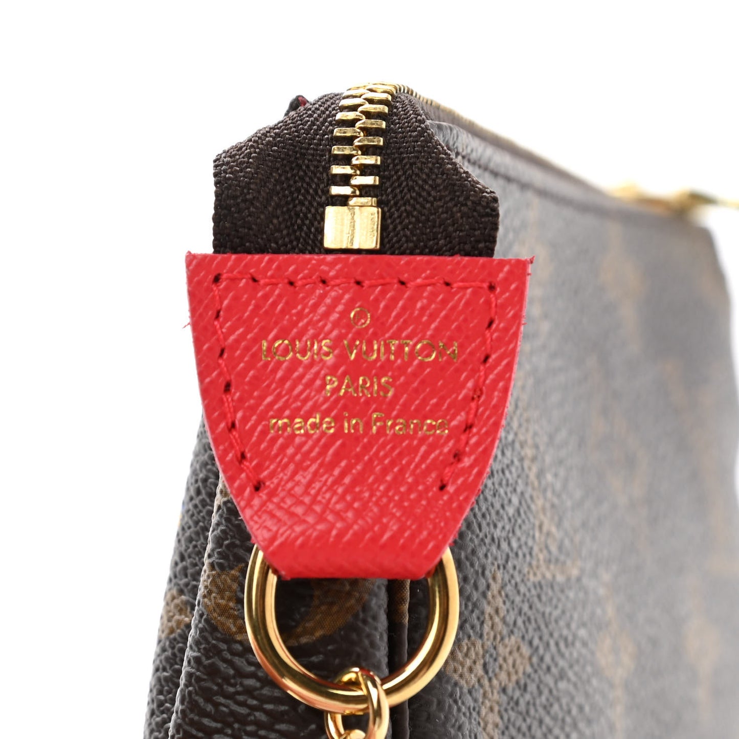 Monogram 2021 Christmas Animation London Mini Pochette Accessories Red