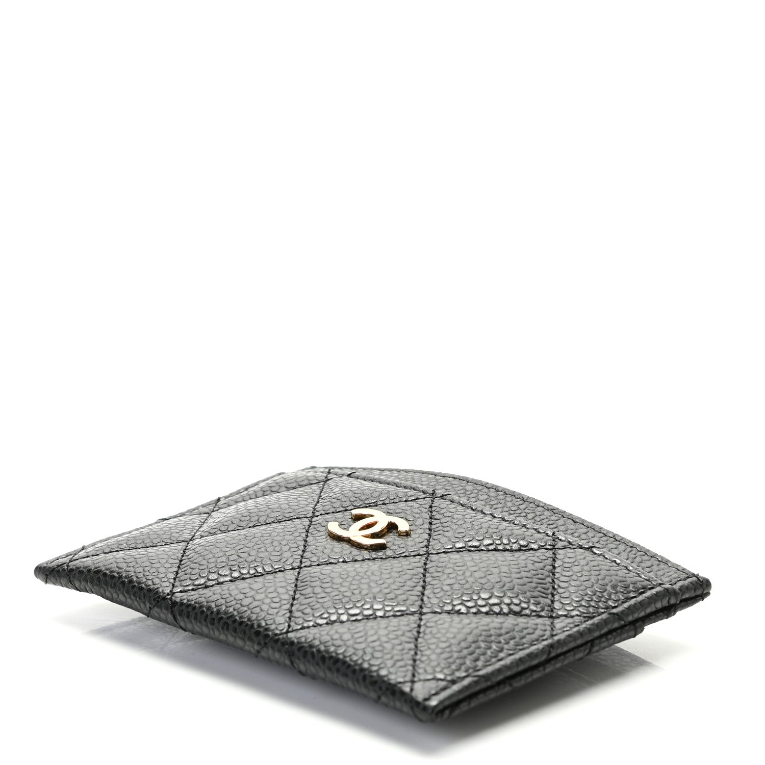 Chanel Caviar Quilted Card Holder Black 7 of 8