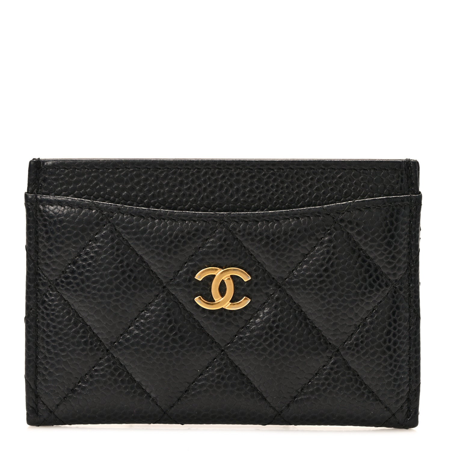 Chanel Caviar Quilted Card Holder Black 1 of 8