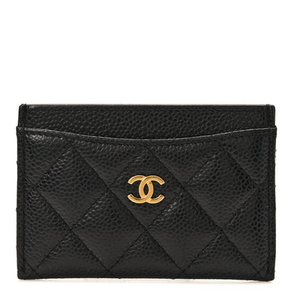 Chanel Caviar Quilted Card Holder Black 1 of 8