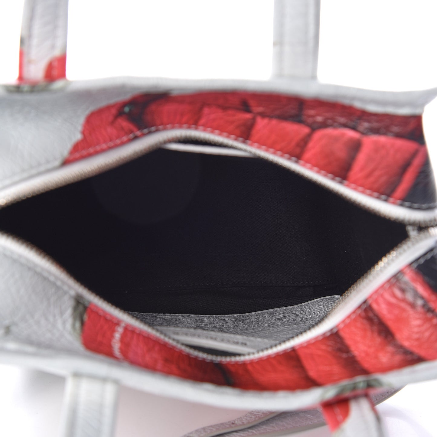 Agneau Arena Bazar Campaign Shopper Tote XS White Red Green
