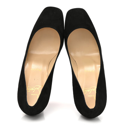Christian Louboutin Veau Velours Viva 85 Pumps 37.5 Black 2 of 9