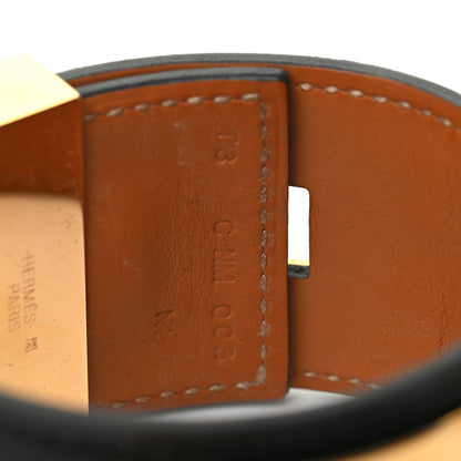 Hermes Box Collier De Chien CDC Bracelet T3 Black 5 of 5