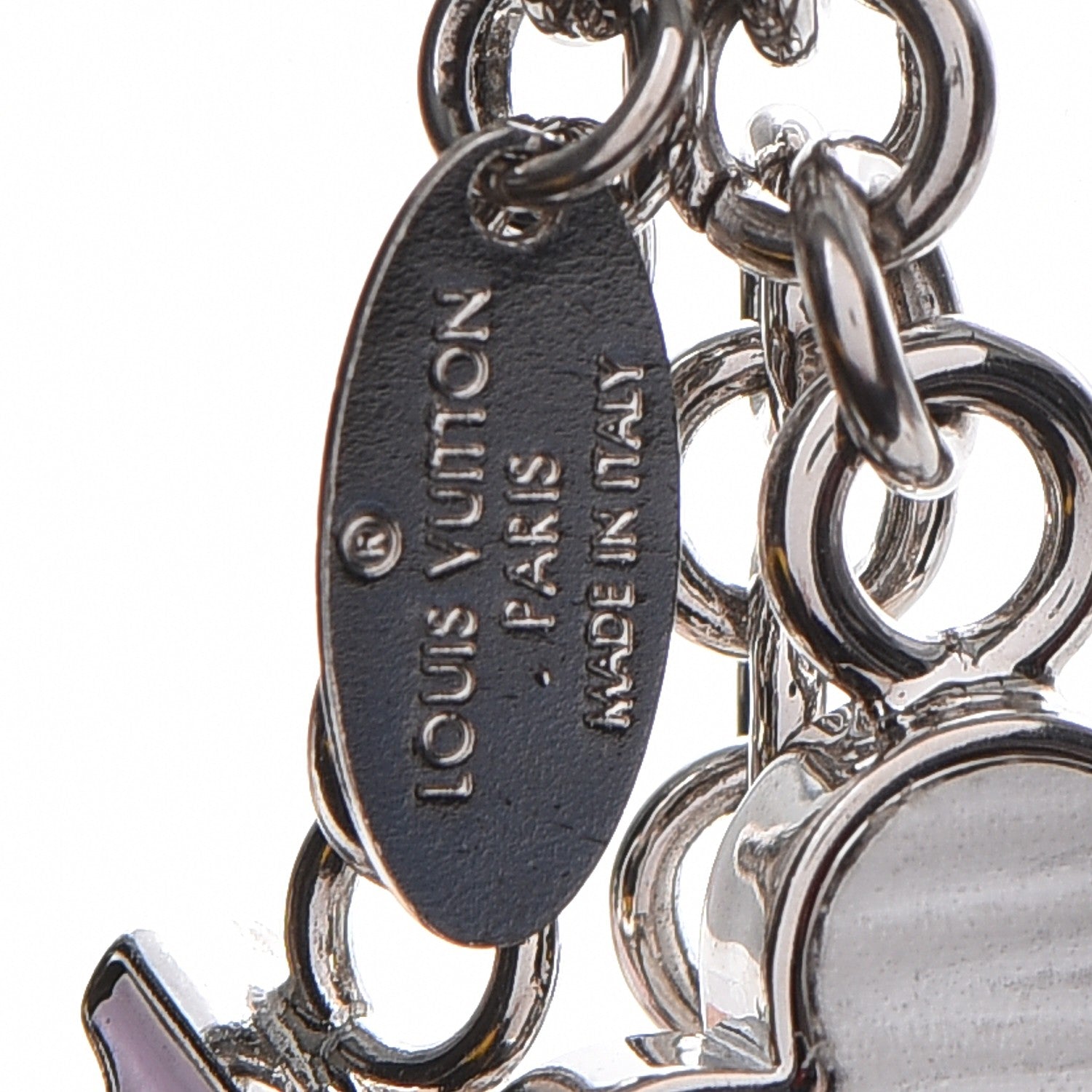 Louis Vuitton Fleur d Epi Bag Charm Key Holder 4 of 6