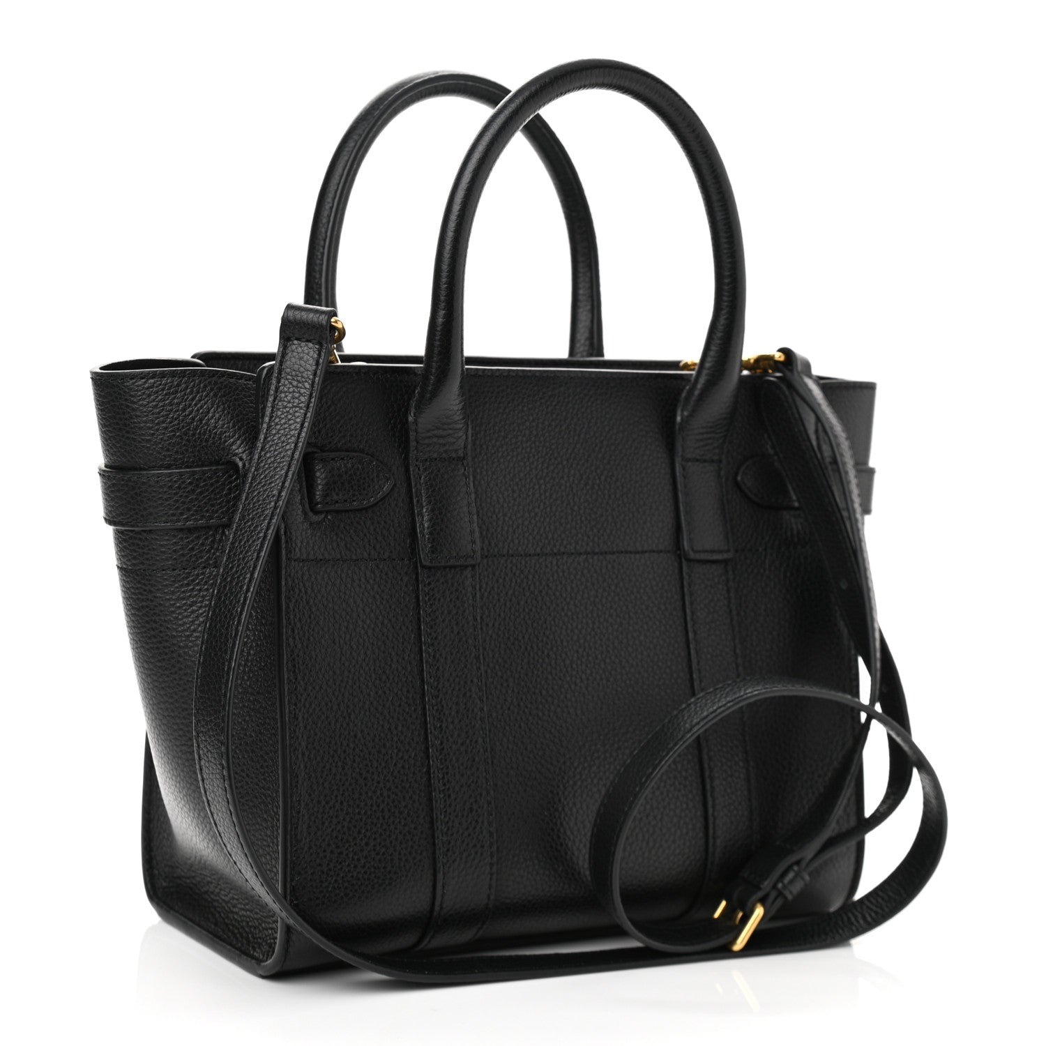 Mulberry Small Classic Grain Mini Zipped Bayswater Black 2 of 10