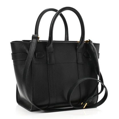 Mulberry Small Classic Grain Mini Zipped Bayswater Black 2 of 10