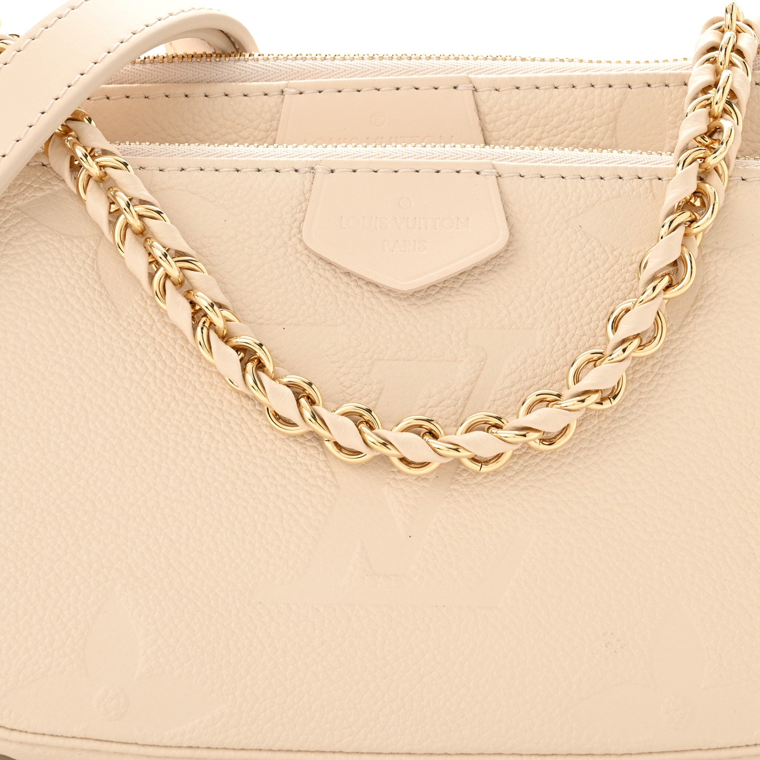 Louis Vuitton Empreinte Monogram Giant Multi Pochette Accessories Cream 8 of 11