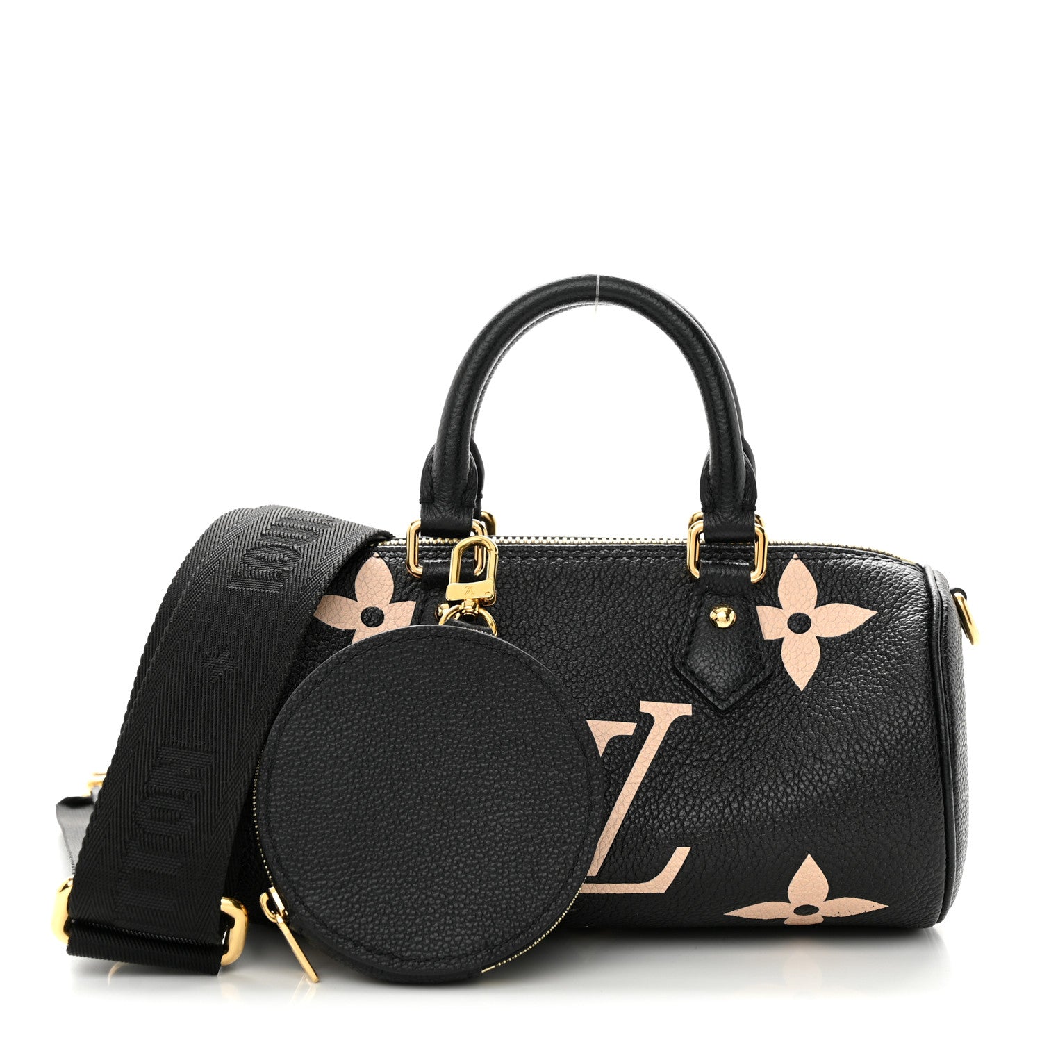 Louis Vuitton Empreinte Monogram Giant Papillon BB Black Beige 1 of 9