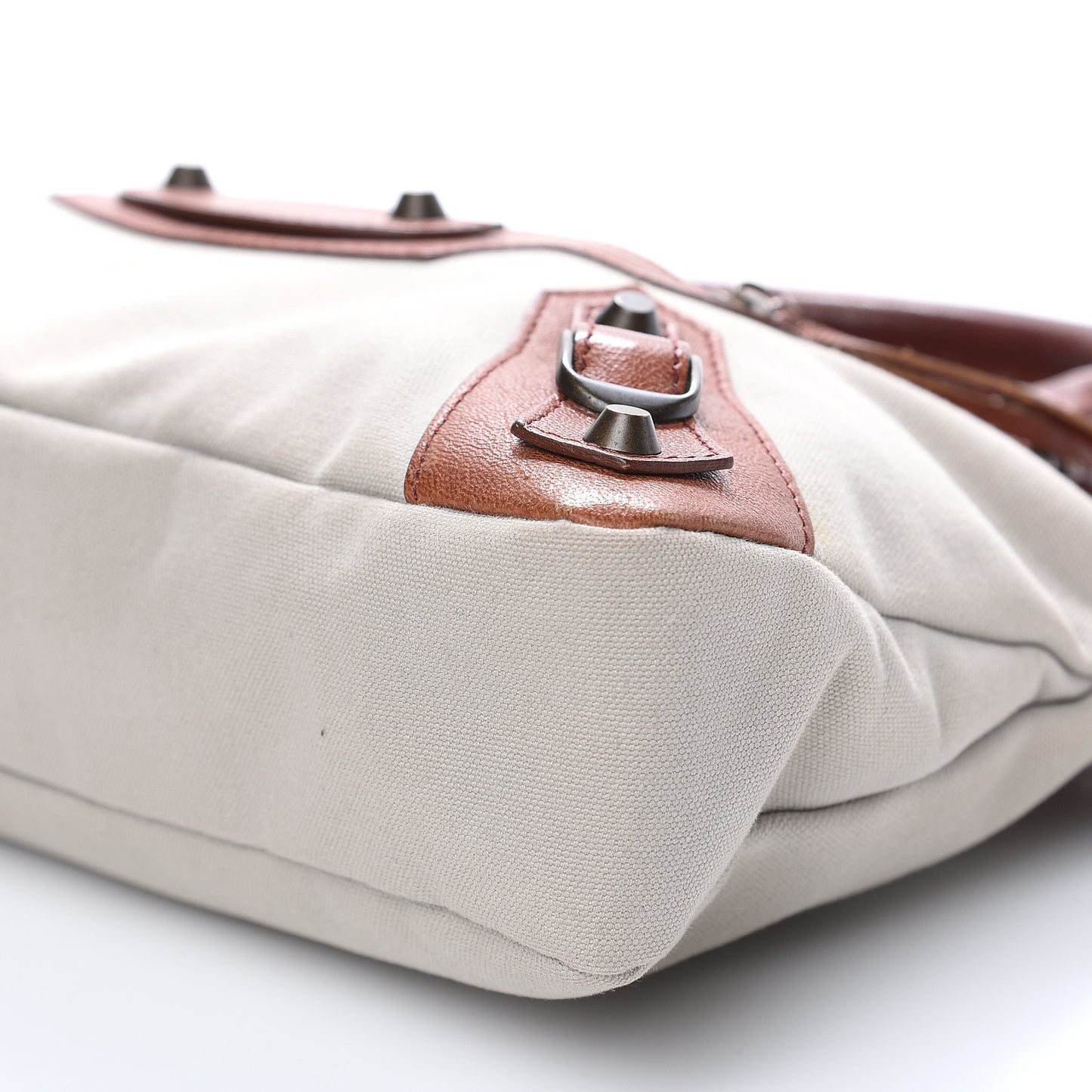 Agneau Canvas Classic Hardware First Brown